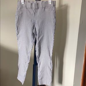 Anne Klein Stretch Striped Dress Pants